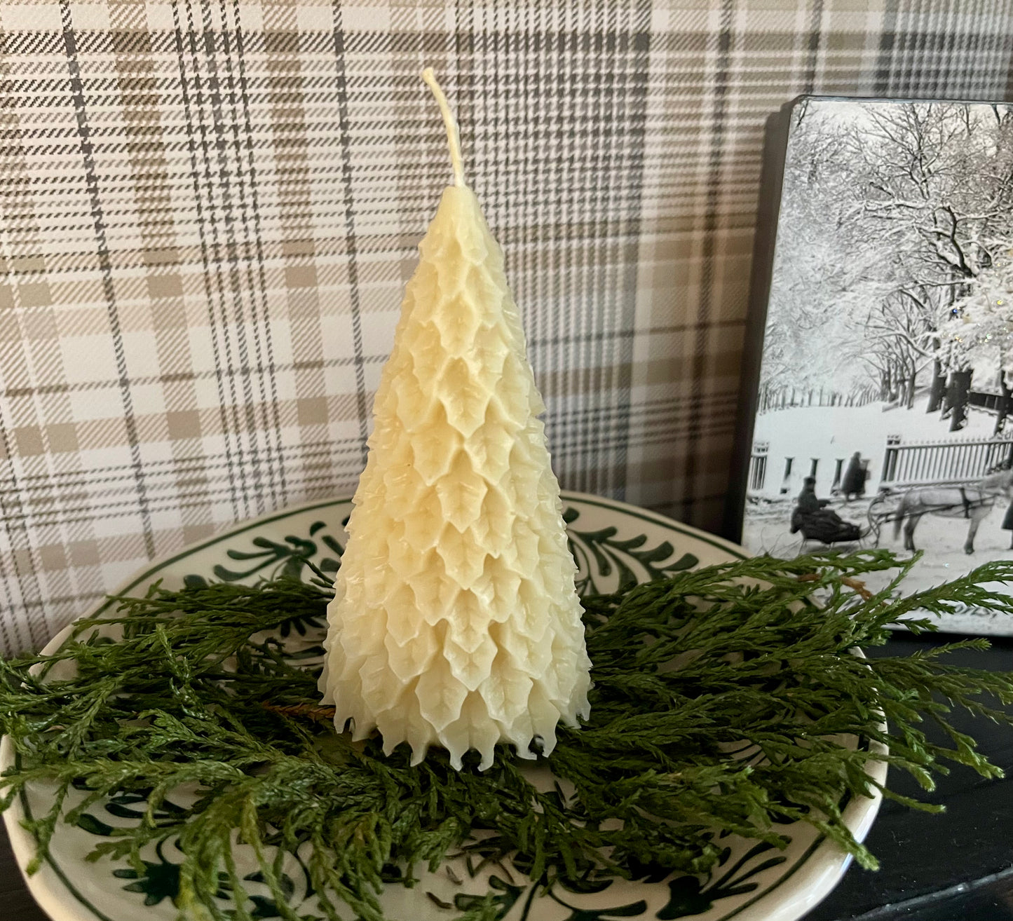 White Beeswax Tree Candle