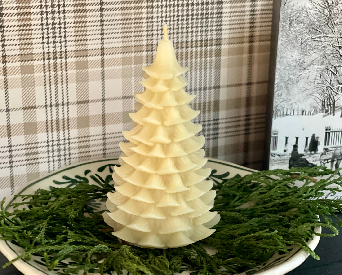 White Beeswax Tree Candle