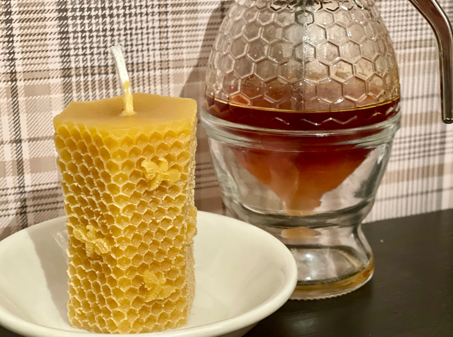 Honeycomb Organic Beeswax Candle