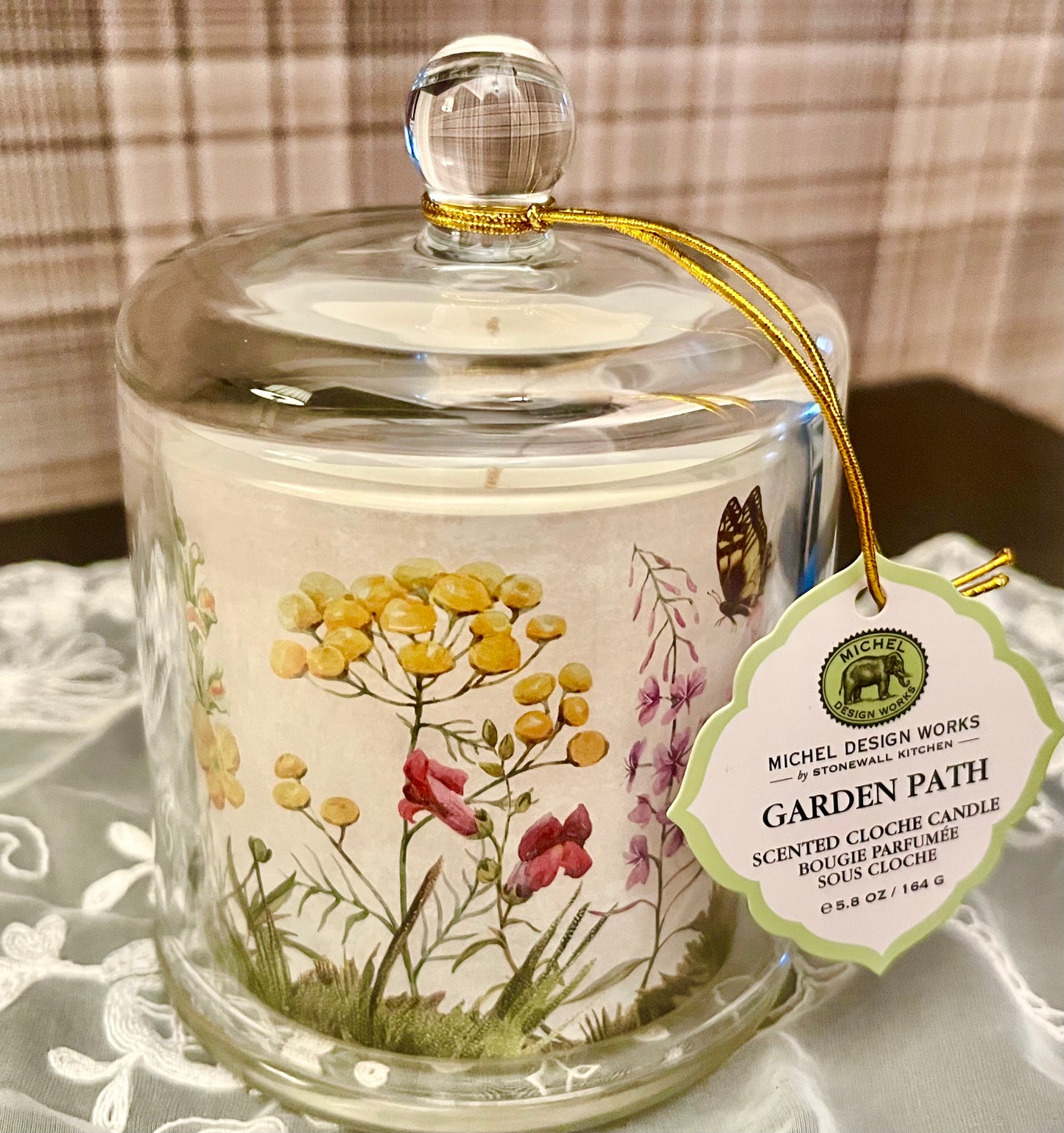 Michel Design Works Cloche Candle - Garden Path
