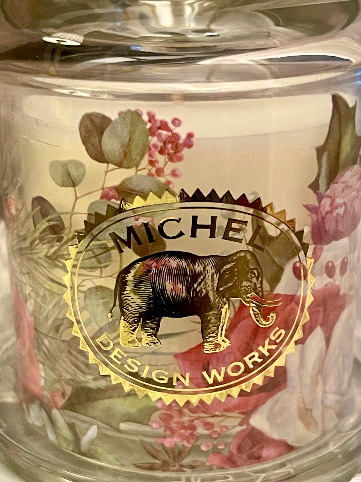 Michel Designs Cloche Candle - Winter Bouquet