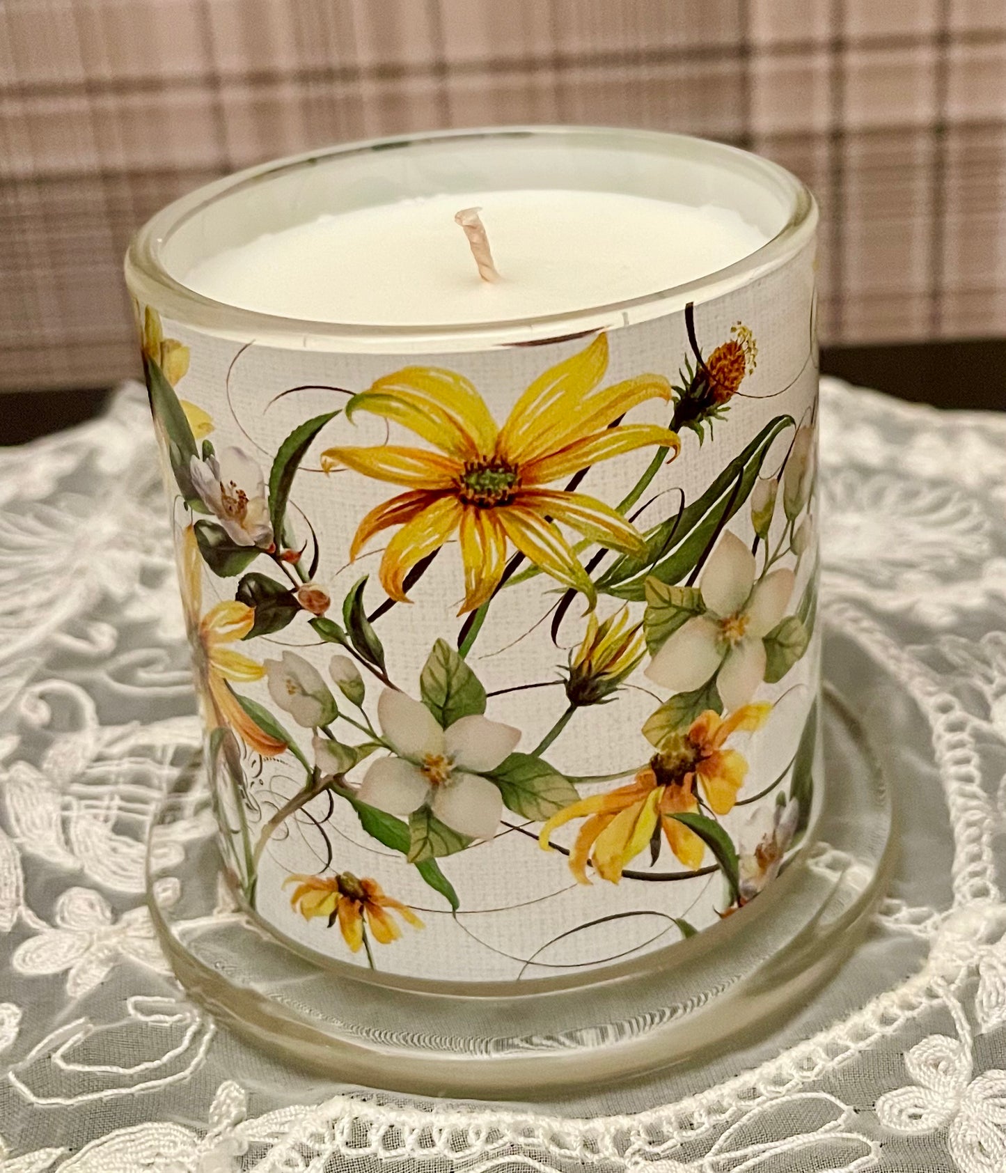 Michel Design Works Cloche Candle - Bright Daisy