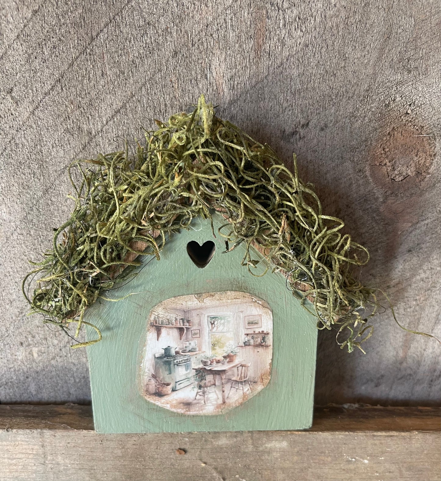 Wooden "Thatched Roof" Cottage