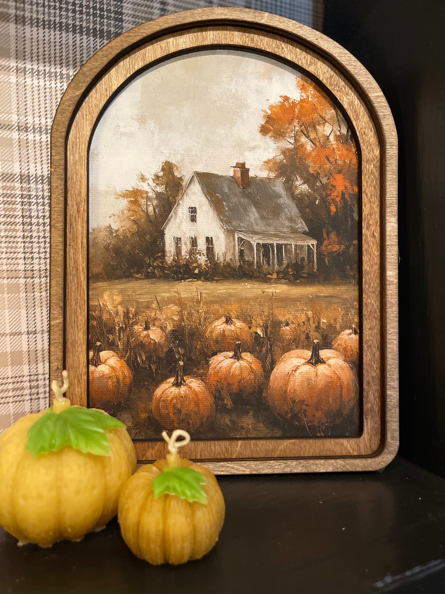 Beeswax Pumpkin Candles (2)