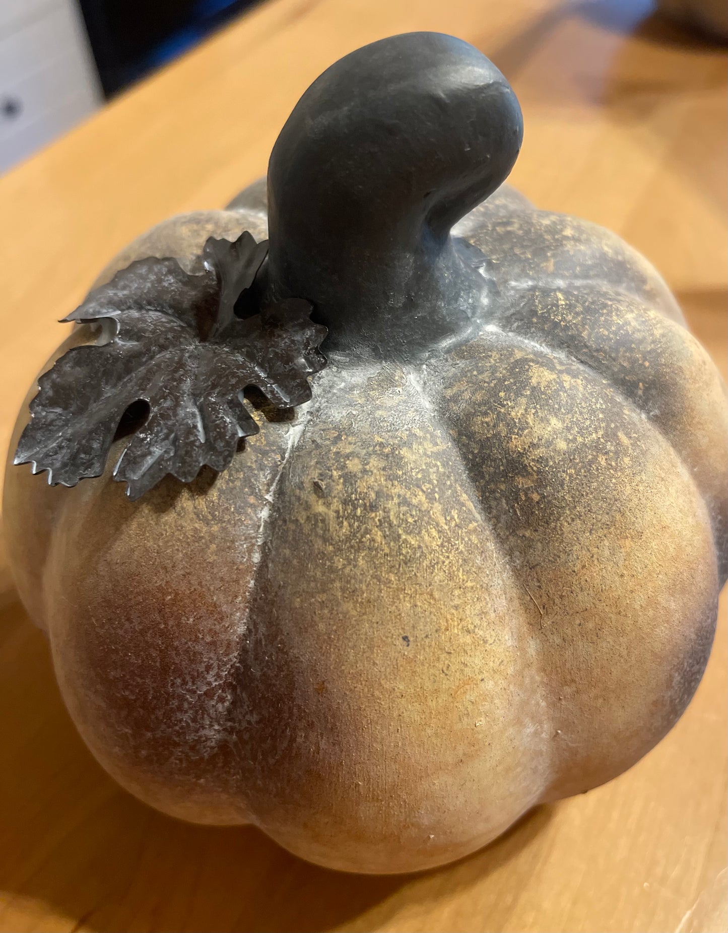 Ceramic Matte Orange Pumpkin