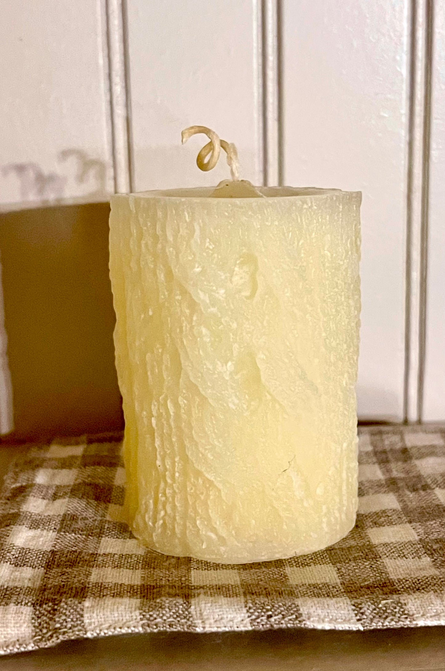 Cream "Sweater" Beeswax Candle