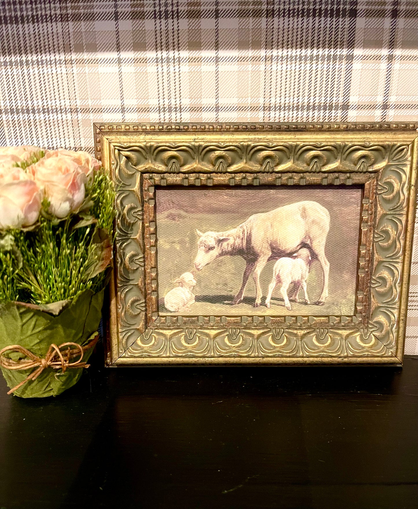 Ewe and Two Lambs