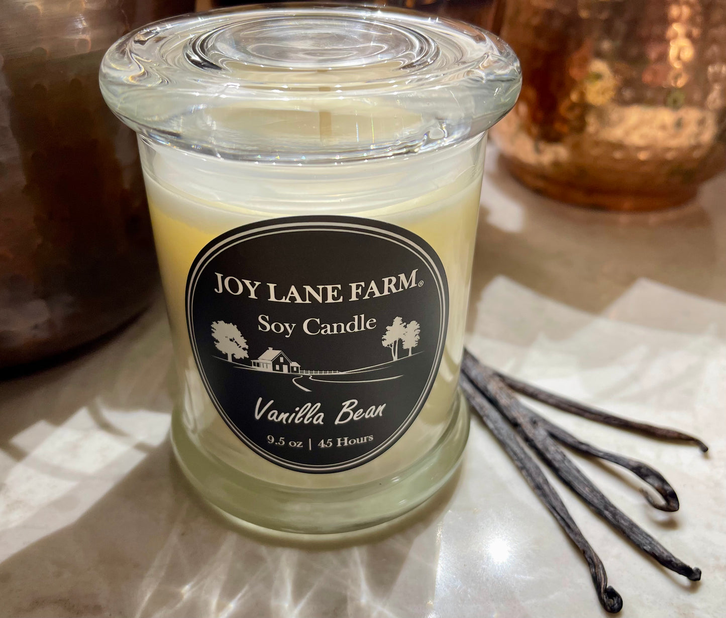 Joy Lane Vanilla Bean Candle 9.5 oz