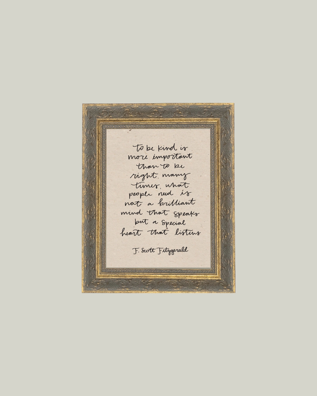 To Be Kind print (5 x 7)