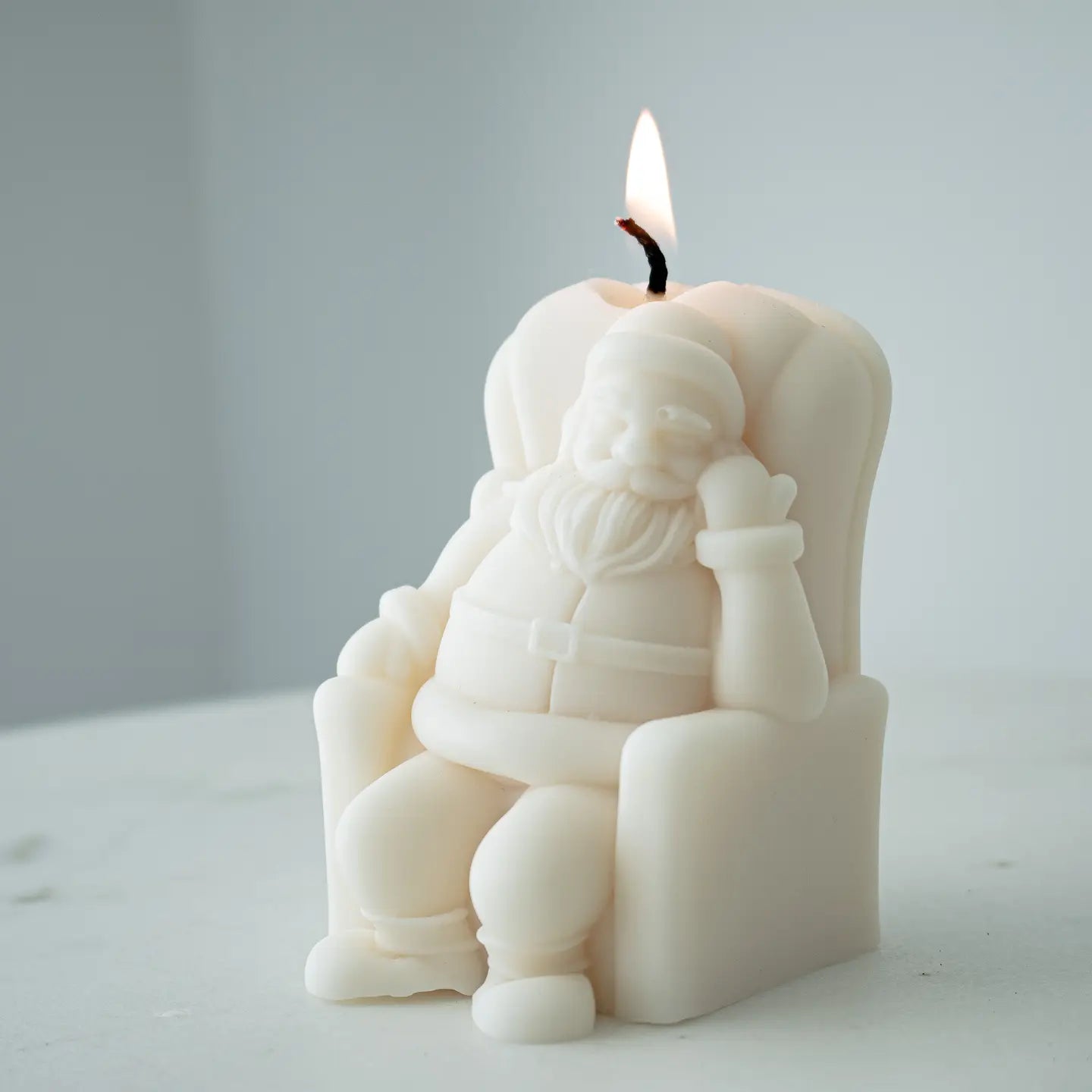 Santa Sleeping Soy Candle