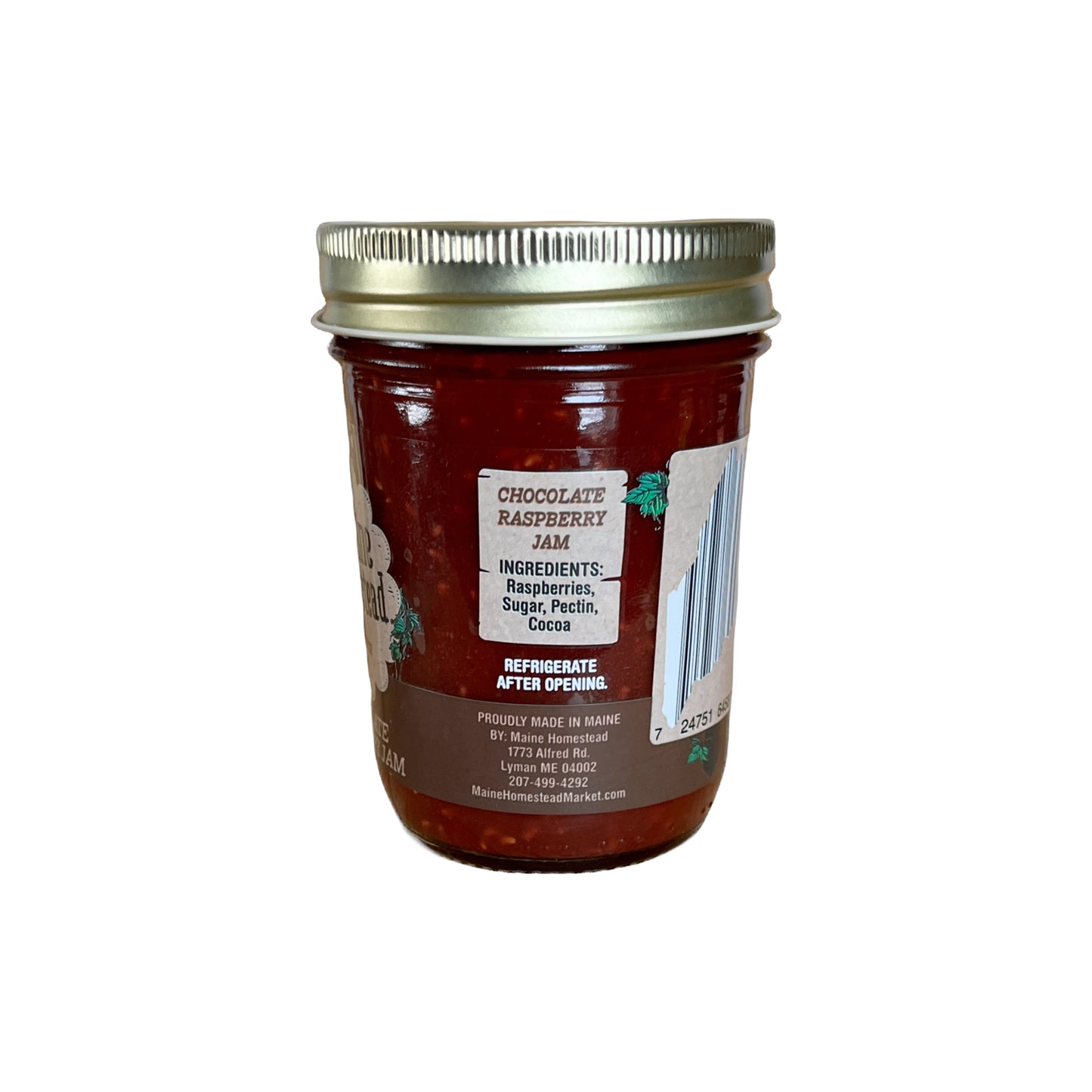 Maine Homestead Chocolate Raspberry Jam