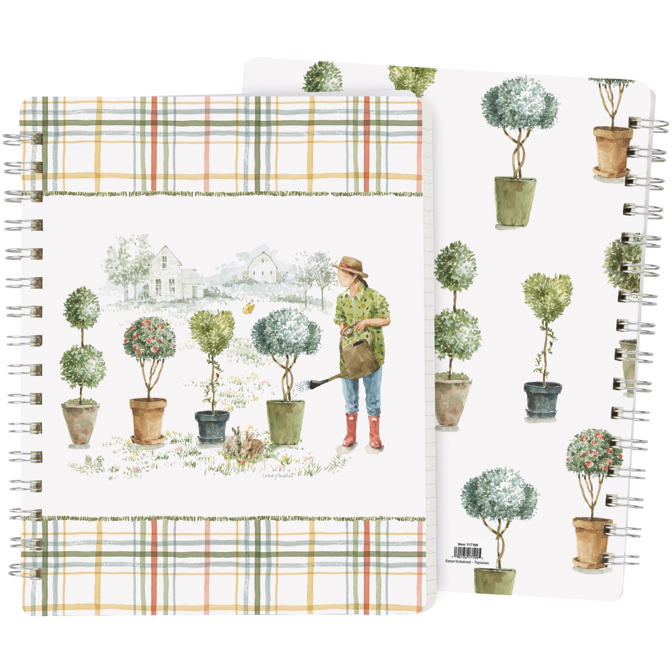 Topiary Spiral Notebook