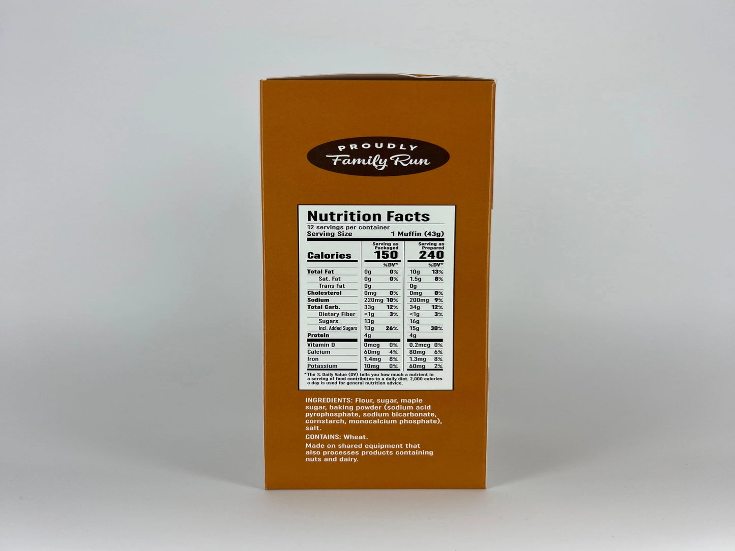 Stowe Mercantile Kitchen Vermont Maple Muffin Mix