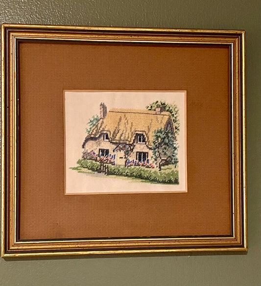 "Betty's Cottage" framed picture