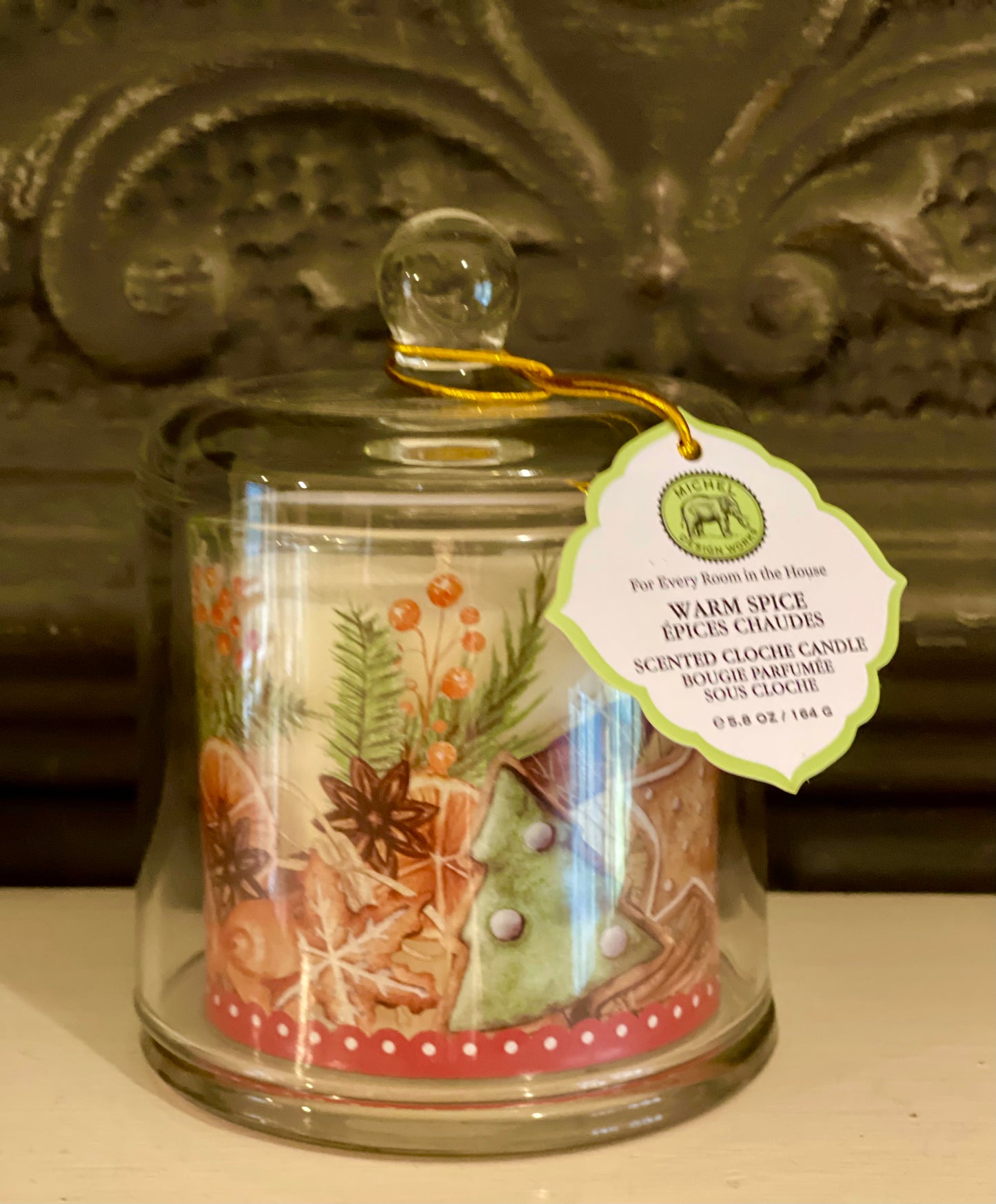 Michel Designs Cloche Candle - Warm Spice