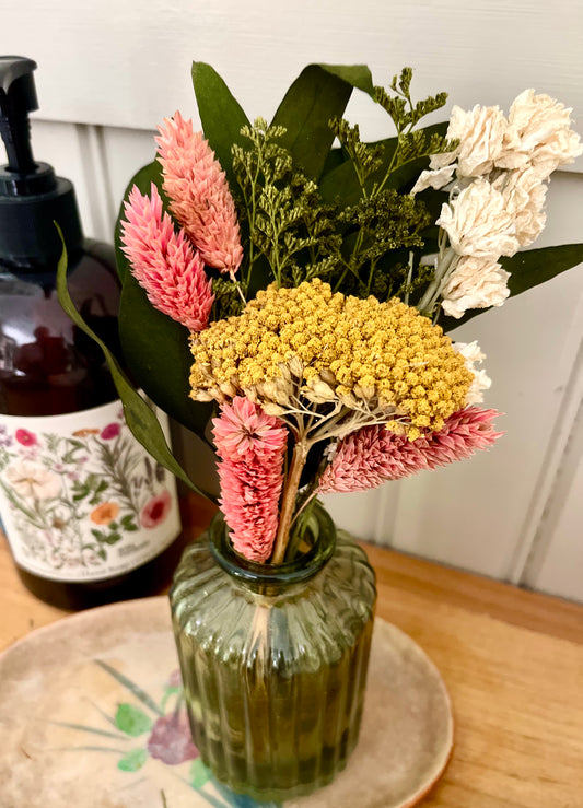 Yarrow & Larkspur Mini Bouquet