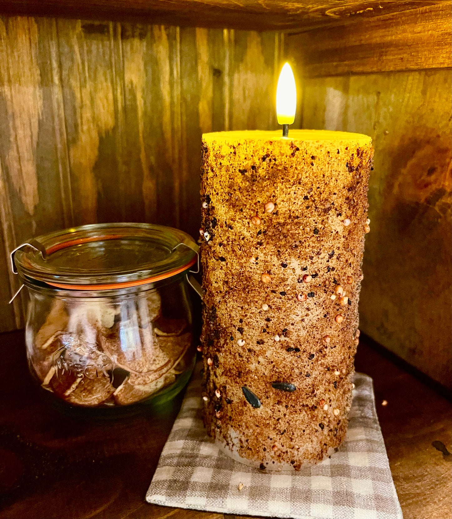 Spice Timer Pillar Candle (3x6)