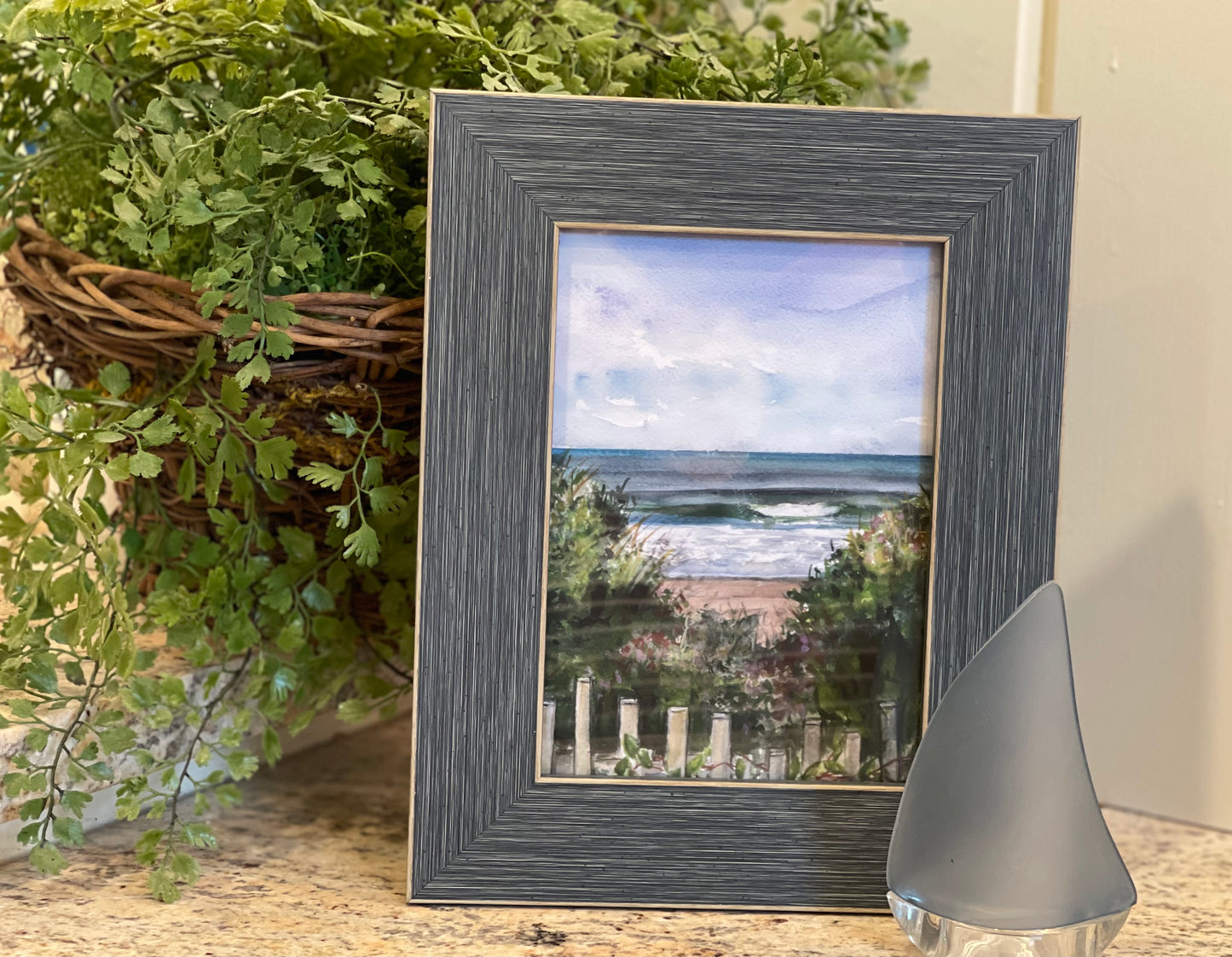 ESCAPE to THE CAPE;  Nauset Light Beach - 5 x 7.  (WITH FRAME AS PICTURED)