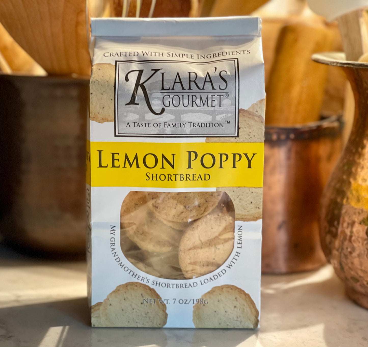 Klara's Gourmet Lemon Poppy Shortbread