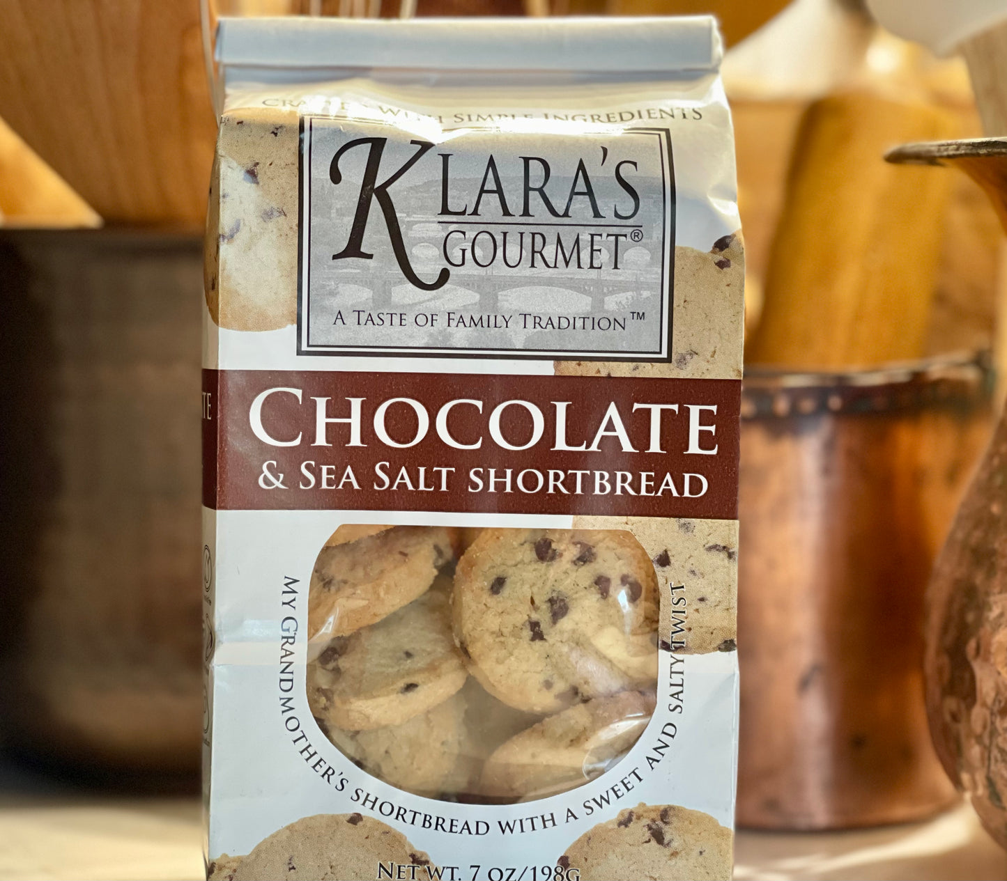 Klara's Gourmet Chocolate & Sea Salt Shortbread