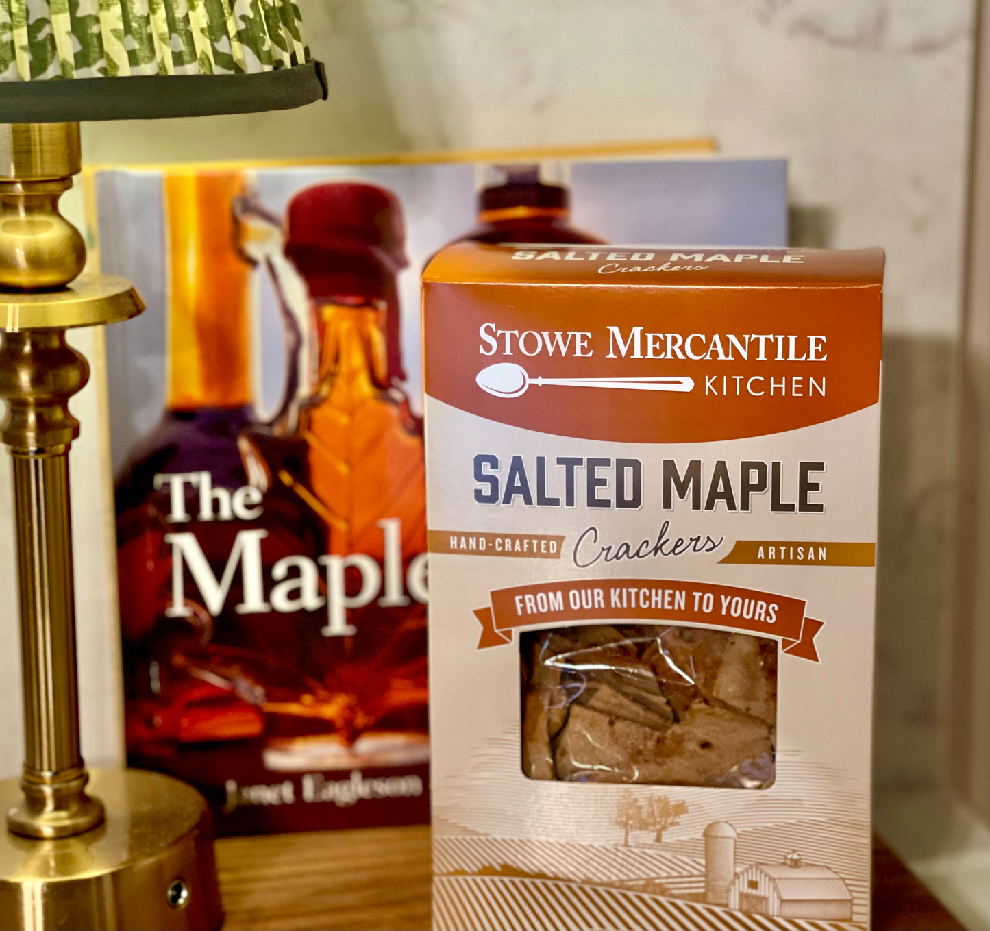 Salted Maple Crackers