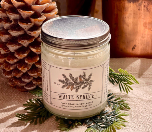 White Spruce Hand-Crafted Candle