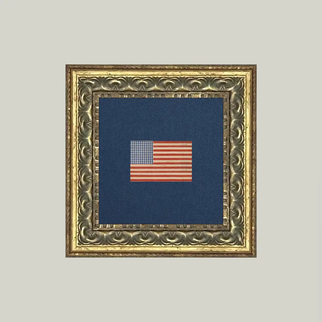 Framed Gingham Flag