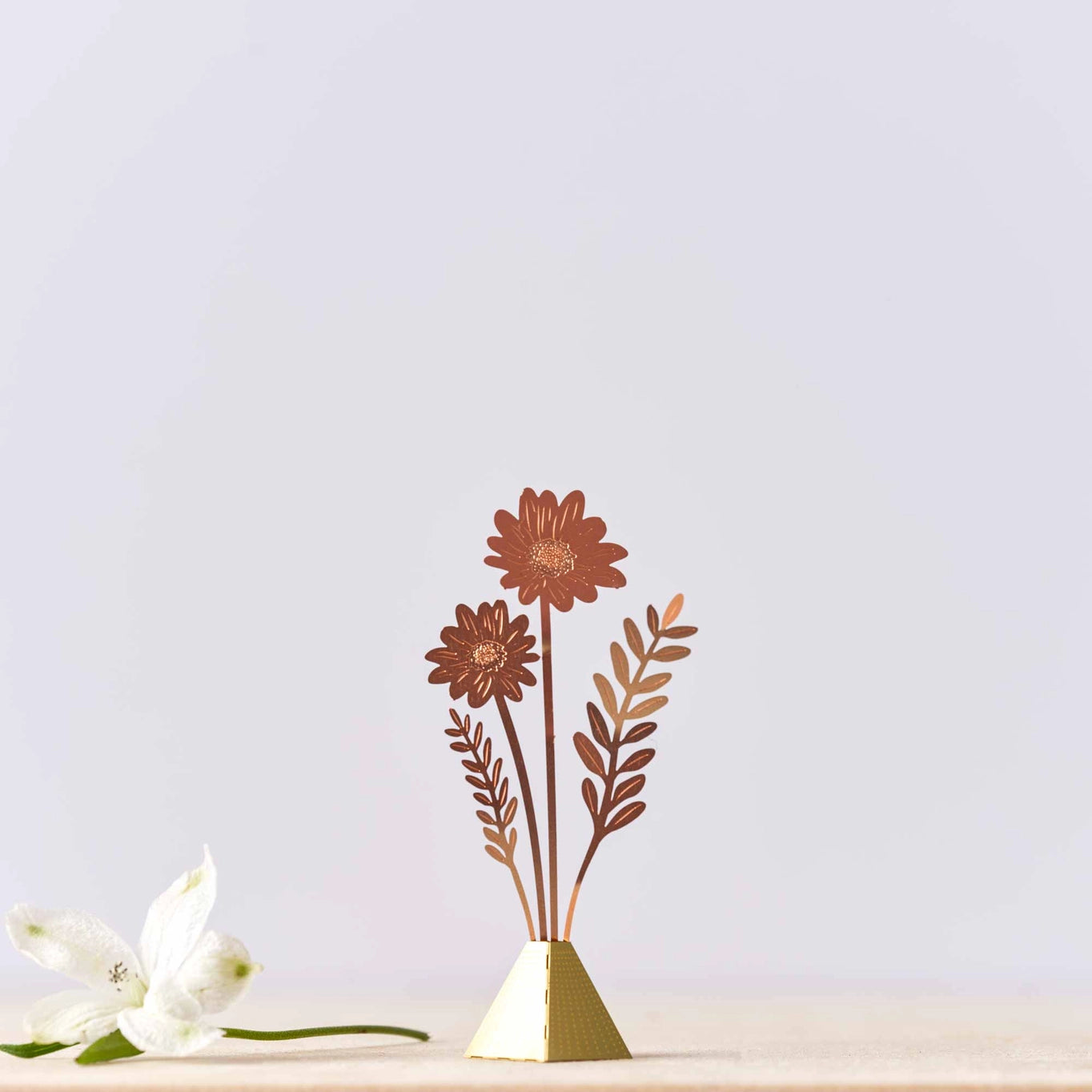Tiny Copper Bouquet of Cosmos